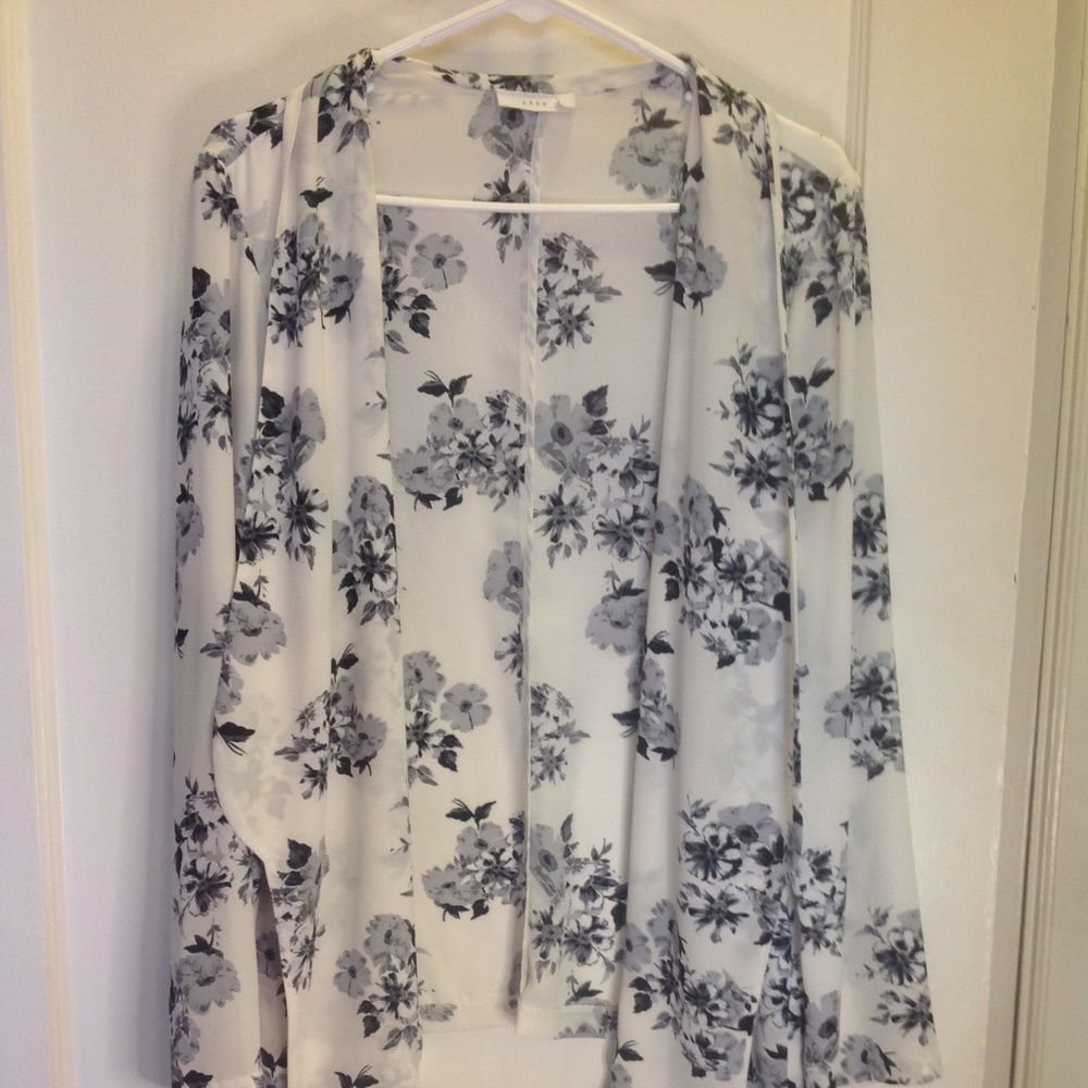 Floral Print Cardigan